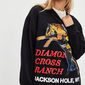 Wrangler X Diamond cross sweatshirt. NWT